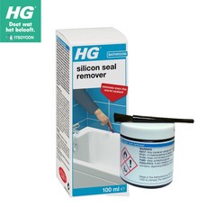 HG세제 실리콘씰제거제 100ml silicon seal remover 실리콘실제거제 화장실줄눈제거 화장실 욕실 실리콘제거제 타일줄눈제거제, 1개