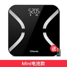 글로벌홈 관리해 스마트 인바디 체지방 체중계 전자 건강체크, 기준, [3 년 보증] MINI 검정색 배터리 모델 [AAA 배터리 2 개 전송] + 기준