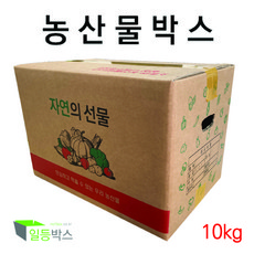 일등박스 농산물박스 10kg - 20장 [ 380 x 250 x 255 ] 튼튼한 박스, 20개