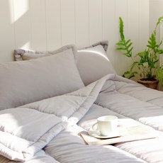 아르떼베딩 프렌치 먼지안나는 알러지케어 부드러운 사계절용 차렵이불세트(SS/Q)