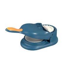 만두기계 만두피 메이커 만두 성형 기계 프레스 다기능 DIY 몰드 수동 래퍼 엠파나다 in, 2) Blue, 1개