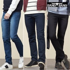 뱅뱅_ 남성 슬림핏 스판데님 3종택1
