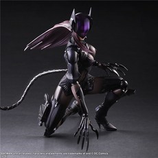 패션인형 PlayArts교정 pa배트맨 대전 슈퍼맨 정의 동틀무렵 모형 피규어 인형 움직이는 피규어인형, C01-정교하고아름다움 개포장 27CM, T01-고양이여자