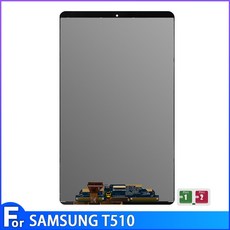 원래 삼성 갤럭시 탭 10.1(2019) T510 SM-T510 T510N LCD 디스플레이 터치 스크린 어셈블리 T515, T515 black