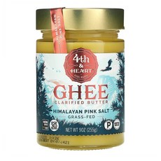 4th Heart 기 버터 히말라야 핑크 솔트 225g Ghee Butter, 1개