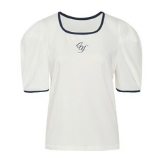 JJ지고트 JJ JIGOTT 퍼프 소매 반팔 티셔츠GP6N0TS631 278061