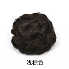 우주마켓 가채 한복머리 올림머리 가발, 한개옵션, 라이트 브라운