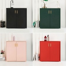 딜리 홈카페 장식장 하부장 선반장 그릇장 주방 수납장 800, 인디핑크