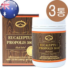 네이쳐스 탑(NATURE'S TOP) 유칼립투스 프로폴리스 3000mg 365캡슐X3개묶음_해외직구, 1세트, 365캡슐X3개묶음, 365개