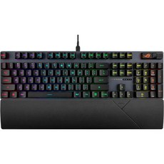 ASUS ROG Strix Scope II 게이밍 키보드 사전 윤활 처리된 ROG NX 스노우 리니어 기계식 스위치 방음 폼 PBT 더블샷 키캡 스트리밍 핫키 다기능 컨트, RX 레드