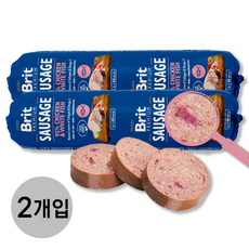 브릿 프리미엄 독 강아지 소세지 화식사료, 800g, 2개