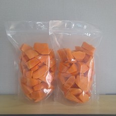 [그린키농원] 1~2인분 편리한 소분 냉동손질호박, 2개, 500g