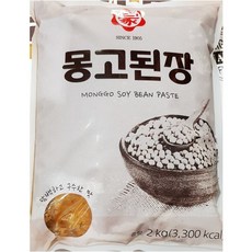 부천 몽고된장 2kg 가정 식당 업소 식자재 식재료, 1개