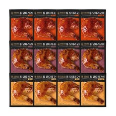 [무료배송/당일발송] 푸라닭 자이언트 BIG 사이즈 통 닭다리구이 3종 혼합구성, 250g, 12개