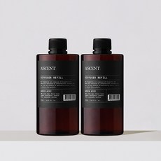 에이센트 대용량 디퓨저 리필 500ml 2개 세트 라이브러리X2개