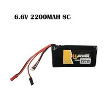 LI-FE 배터리 6.6v 2200mah 8c (6.6V Life ) 후타바용, 1개, 검정