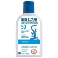 자외선차단제 BLUE LIZARD 민감성 미네랄 선스크린 SPF 50 5 oz 징크옥사이드, 5 Fl Oz (Pack of 1)_SPF 50+, 5 Fl Oz (Pack of 1), 1개 - 징크옥사이드