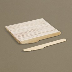 나무 나이프 벌크포장 140mm - 5000개 KO 친환경카페용품