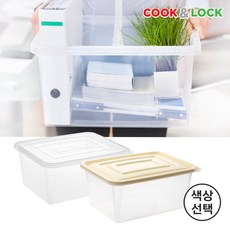 [쿡앤락] 멀티밀폐용기15L(5P) 수납 김치통 다용도함, 투명(5P), 5개