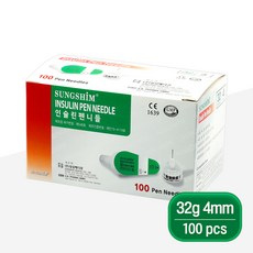[케이솔루션] 인슐린 펜니들, 32G 4mm 100개입