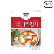 종가집 담백한 나박김치 1kg, 단일상품, 기타, 기타