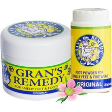 Gran's Remedy 천연 신발 탈취제 발 냄새 제거제 파우더, A, 1개, 1개입