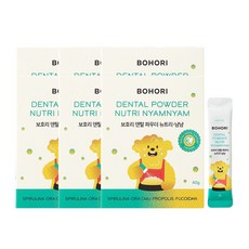  보호리 덴탈 파우더 뉴트리냠냠 강아지 치석 입냄새 예방, 6박스 