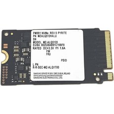 내장 SSD 삼성 512GB M.2 2242 42mm PM991 NVMe PCIe Gen 4 x TLC MZALQ512HALU Dell HP Lenovo 노트북 울트라북 태블릿