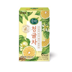 순작 콜드브루 아이스티 청귤차 티백, 1.8g, 20개입, 19개