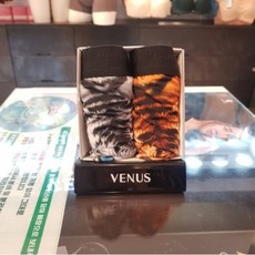 비너스 정렬적인 호랑이무늬 남자팬티 2종세트