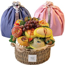 (중품)-병문안 출산 예단(이바지. 백화점) 혼합명절 사과 배 추석 과일선물세트 과일바구니, 1개