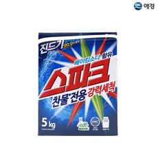 스파크 가루세제 5kg 일반용 종이박스 1EA, 1개