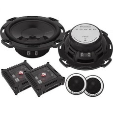 Rockford Fosgate 록포드 포스게이트 T165-S T1 파워 6.5인치 부품 스피커 시스템, 6인치_표준 포장, 1개