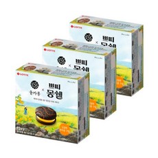 쁘띠 몽쉘 제주 돌카롱 186g(12봉입) X3곽, 3개, 186g