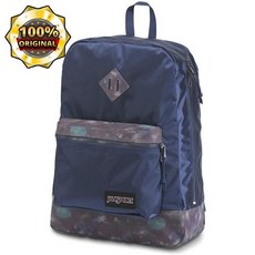 JanSport Super FX Backpack - Trendy School Pack With A Unique Textured Surface, Navy Space