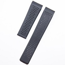 가죽 우레탄 메탈 시계줄 실리콘 손목 밴드 액세서리 고무 시계 호이어 그랜드 카레라 아쿠아레이서용 태그 스트랩용 시계8찌 22mm 24mm