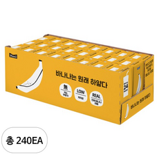 바나나는원래하얗다 우유, 190ml, 240개
