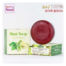 HANVINA 베트남 한비나 천연 노니 비누 100g 6개 세트