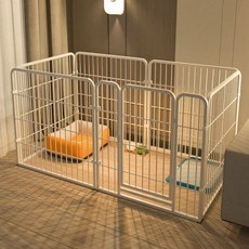 애완견 울타리 가정용 실내 및 실외 격리 소형 중형 대형견에 적합, White, 1개