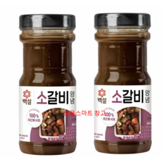 CJ제일제당 백설 소갈비양념 840g x2개, 2개