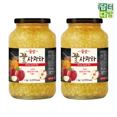 [1+1묶음] 꽃샘 꿀사과차 1kg
