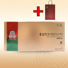 정관장 홍삼진고데일리스틱 (10gx30포) 1박스+쇼핑백, 300g, 1박스