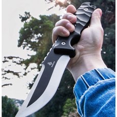 해외직구상품 투셀 군용대검 캠핑 고나이프 정글도 호신용 나이프, 1개, 블레이드 가죽케이스