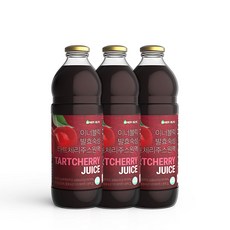 이너블릭 HACCP 발효숙성 타트체리100% 주스원액 900ml 1병, 3병