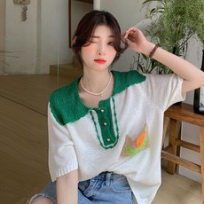 손뜨개넥카라