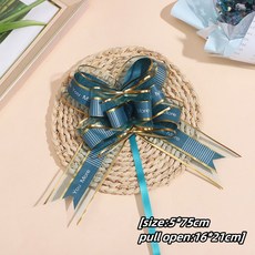 풀 활 선물 리본 대형 꽃 자동차 장식 팩 5 50 개 4 CM 6 4CM, 20Pcs, 35Darkgreen, 20개