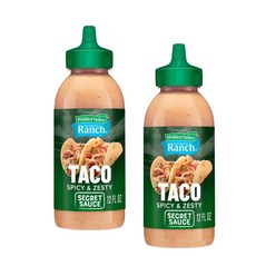 히든벨리 스파이시 오리지널 랜치 타코 시크릿 소스 Hidden Valley Spicy Original Ranch Secret Sauce, 2개, 355ml