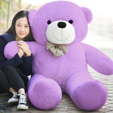 바디필로우 곰융털 장난감 bebear자이언트판다 테디베어 피큐어 특대사이즈 인형 여학생 귀여운 잠잘때안는 베개, C04-직각 측정 1.6미터 매직 측정 1.2미터