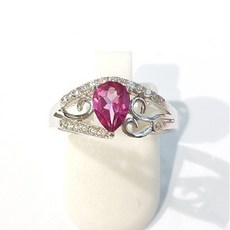 핑크토파즈반지