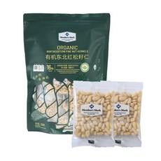 샘스클럽 유기농 동북잣 308g 오리지널 맛 잣 견과류 간식 (원산지중국), 3개